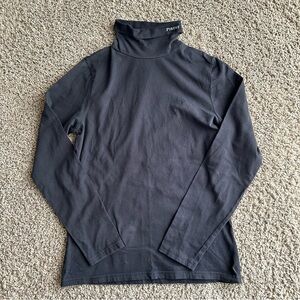 Pikeur Women's Large Equestrian Riding Base Layer Black Long Sleeve Sweatshirt